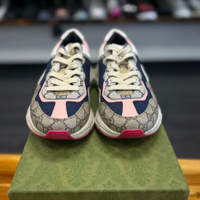 Gucci Rhyton Beige Ebony (Women's) - Preowned