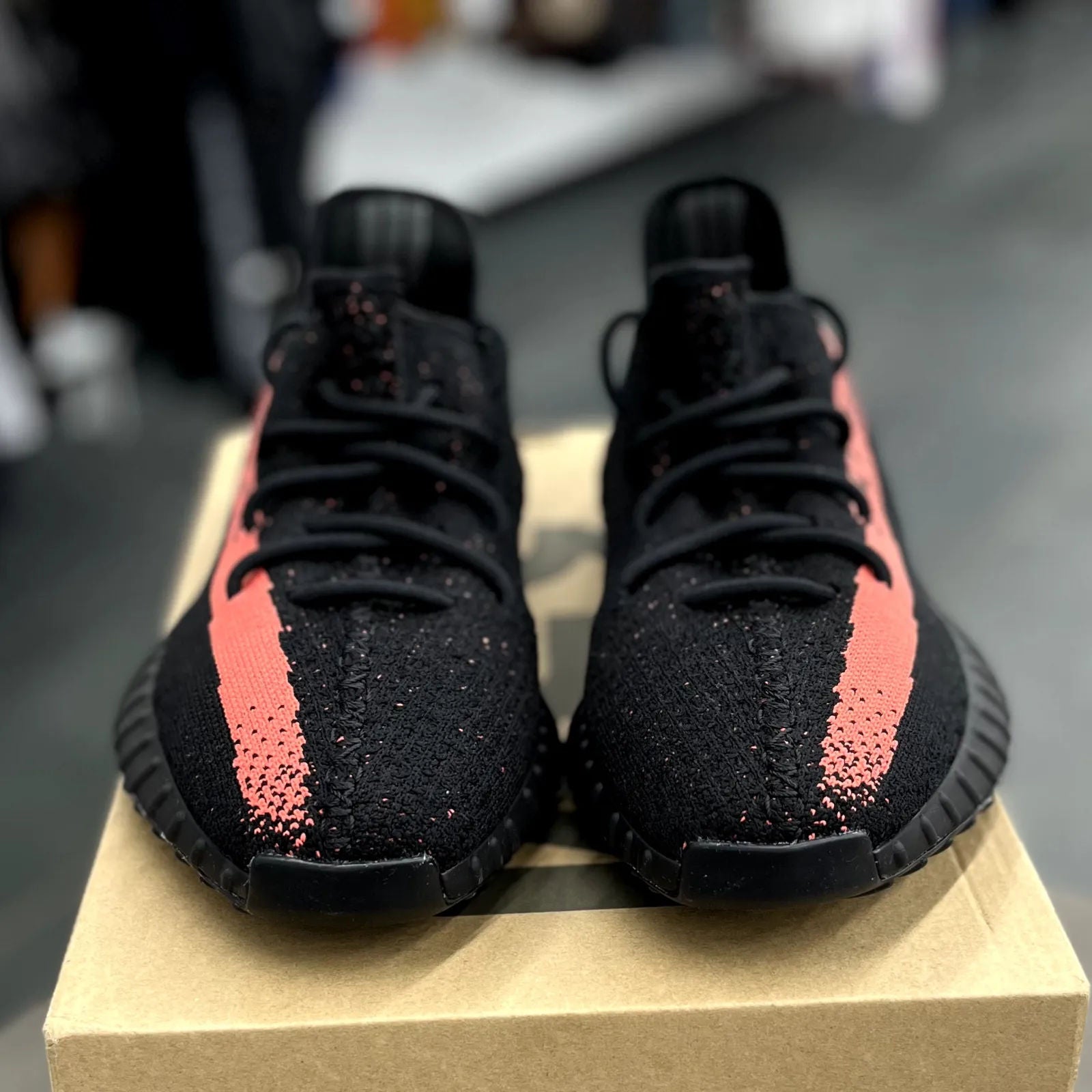 adidas Yeezy Boost 350 V2 Core Black Red - Preowned