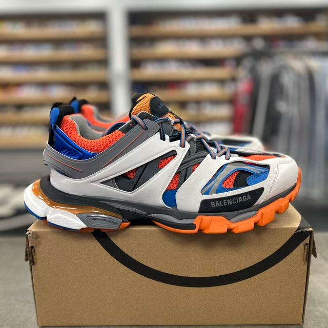 Balenciaga Track Orange Blue - Preowned