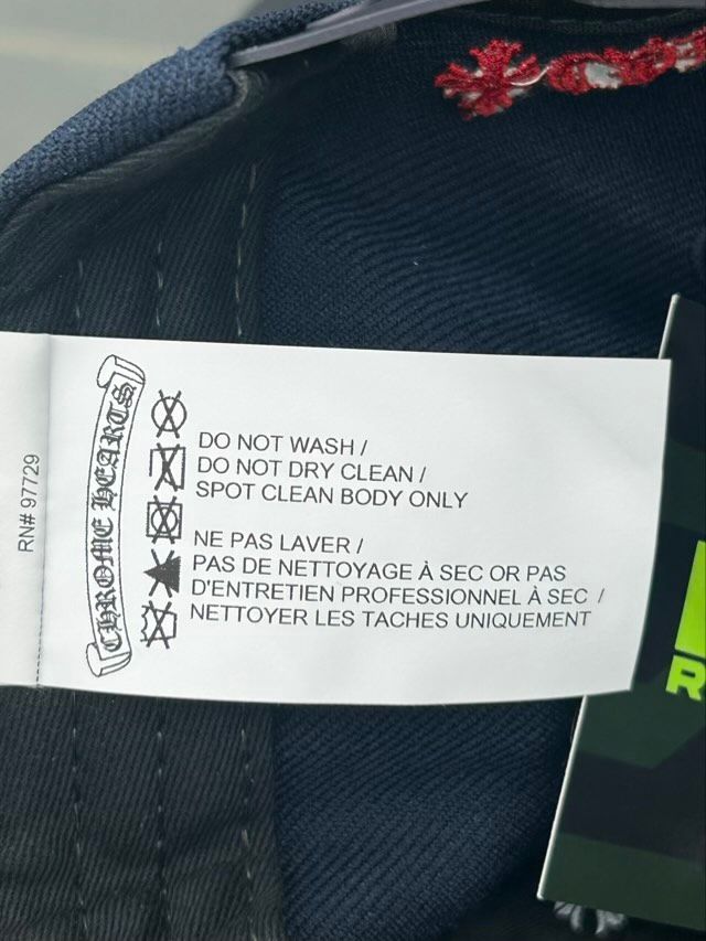 Chrome Hearts Baseball Cap (Navy/Red)