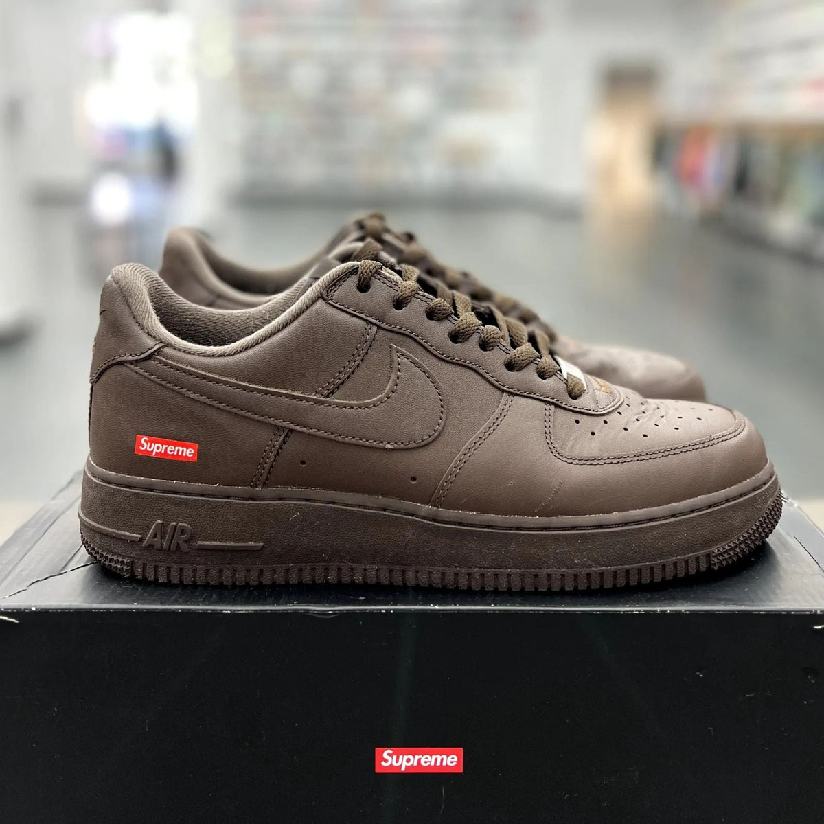 Nike Air Force 1 Low Supreme Baroque Brown - Preowned