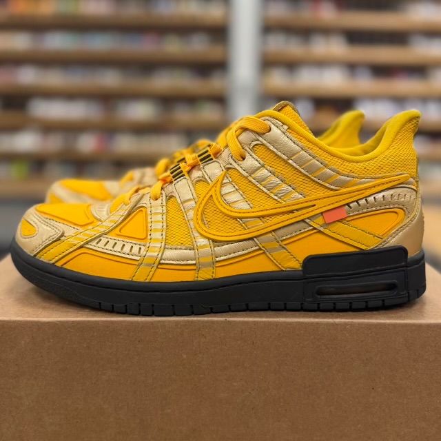 Nike Air Rubber Dunk Off-White University Gold - Preowned