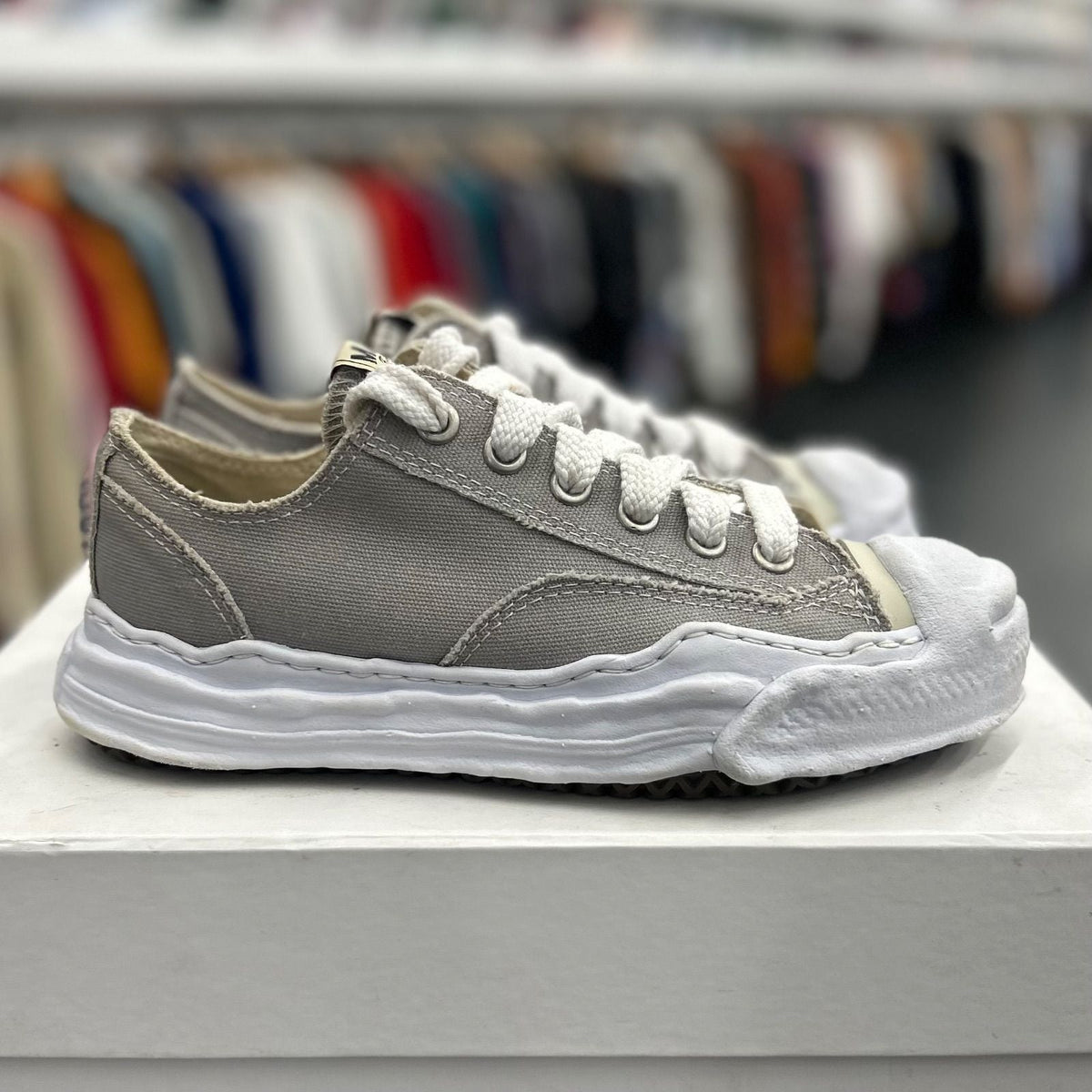 Maison Mihara Yasuhiro Peterson OG Sole Canvas Low Grey - Preowned