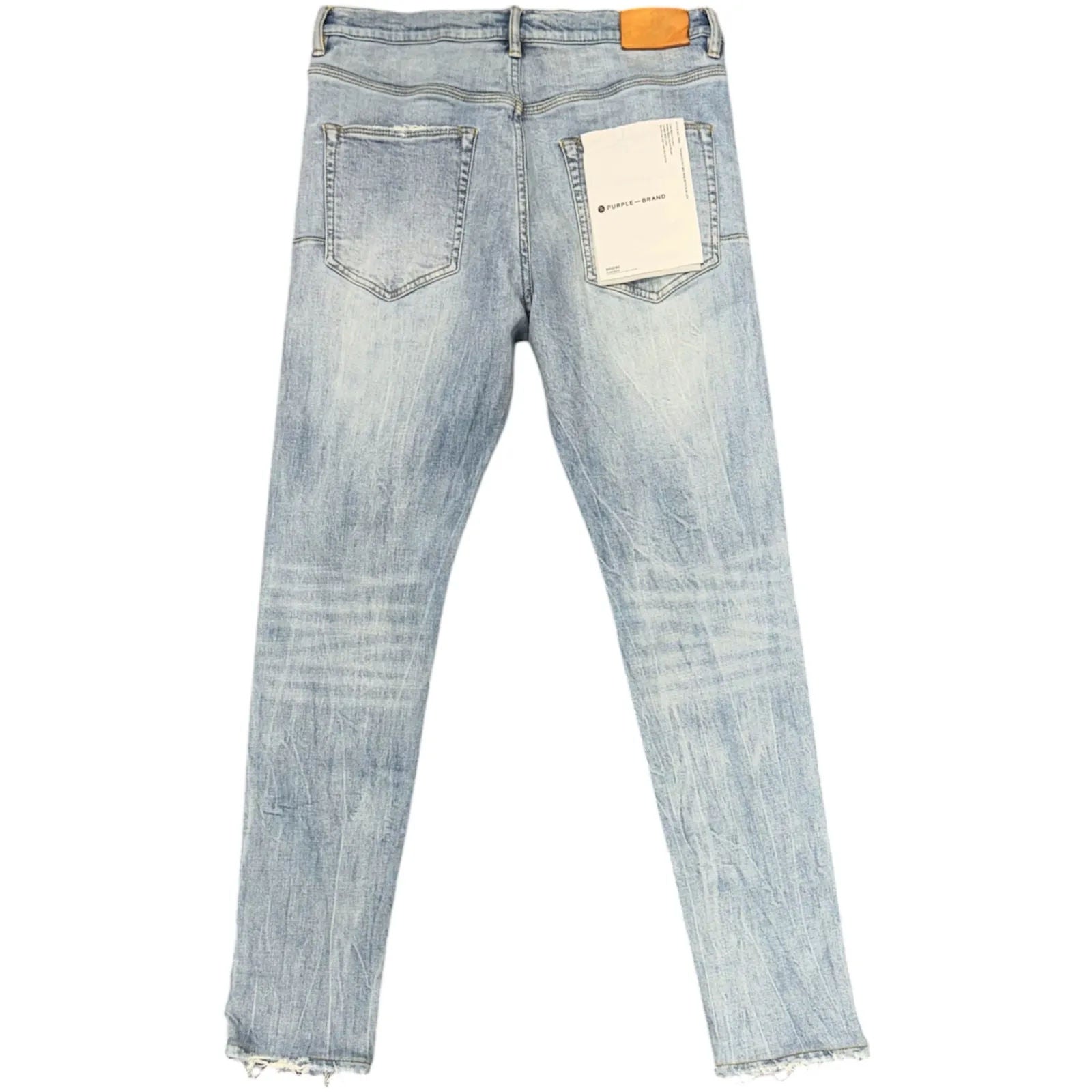 Purple Brand P.002 Knee Blowout Jeans (Light Wash) - Preowned