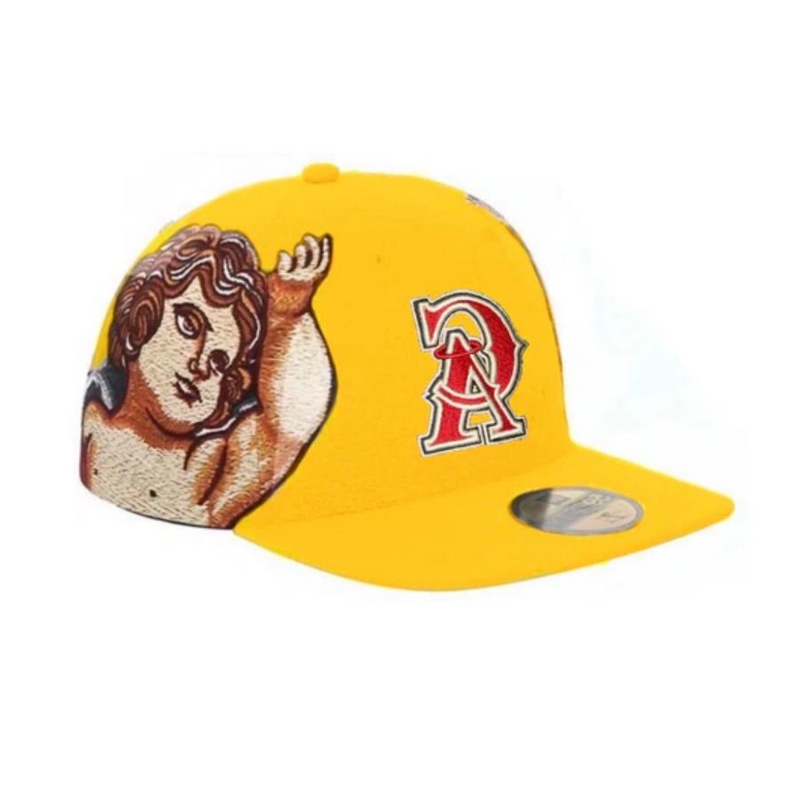 Jon Stan Cali Angels Fitted Hat (Yellow)