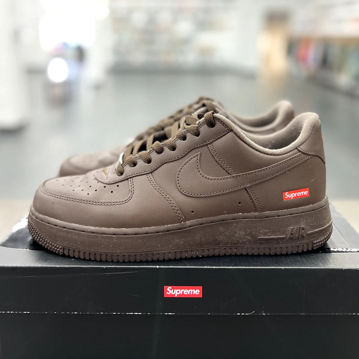 Nike Air Force 1 Low Supreme Baroque Brown - Preowned