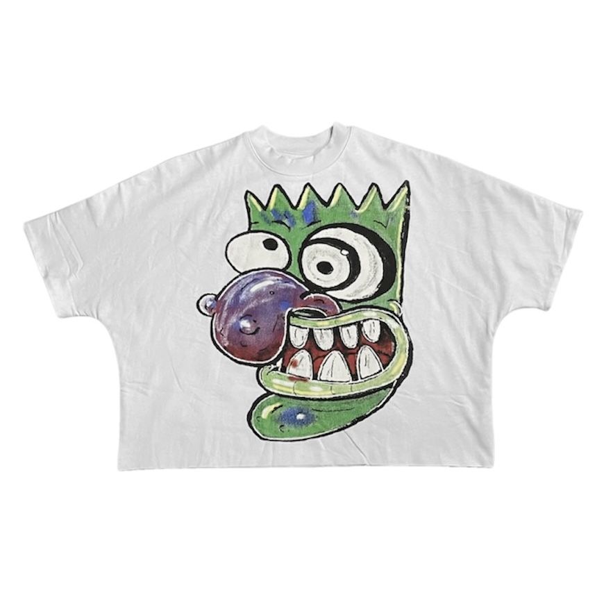 Billionaire Studios Hypno Eggplant Tee (White)