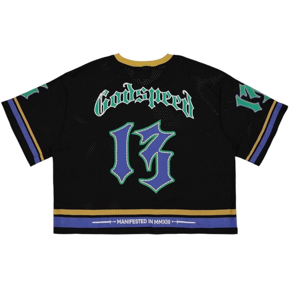 Godspeed First Down Jersey (Black/Yellow/Blue)