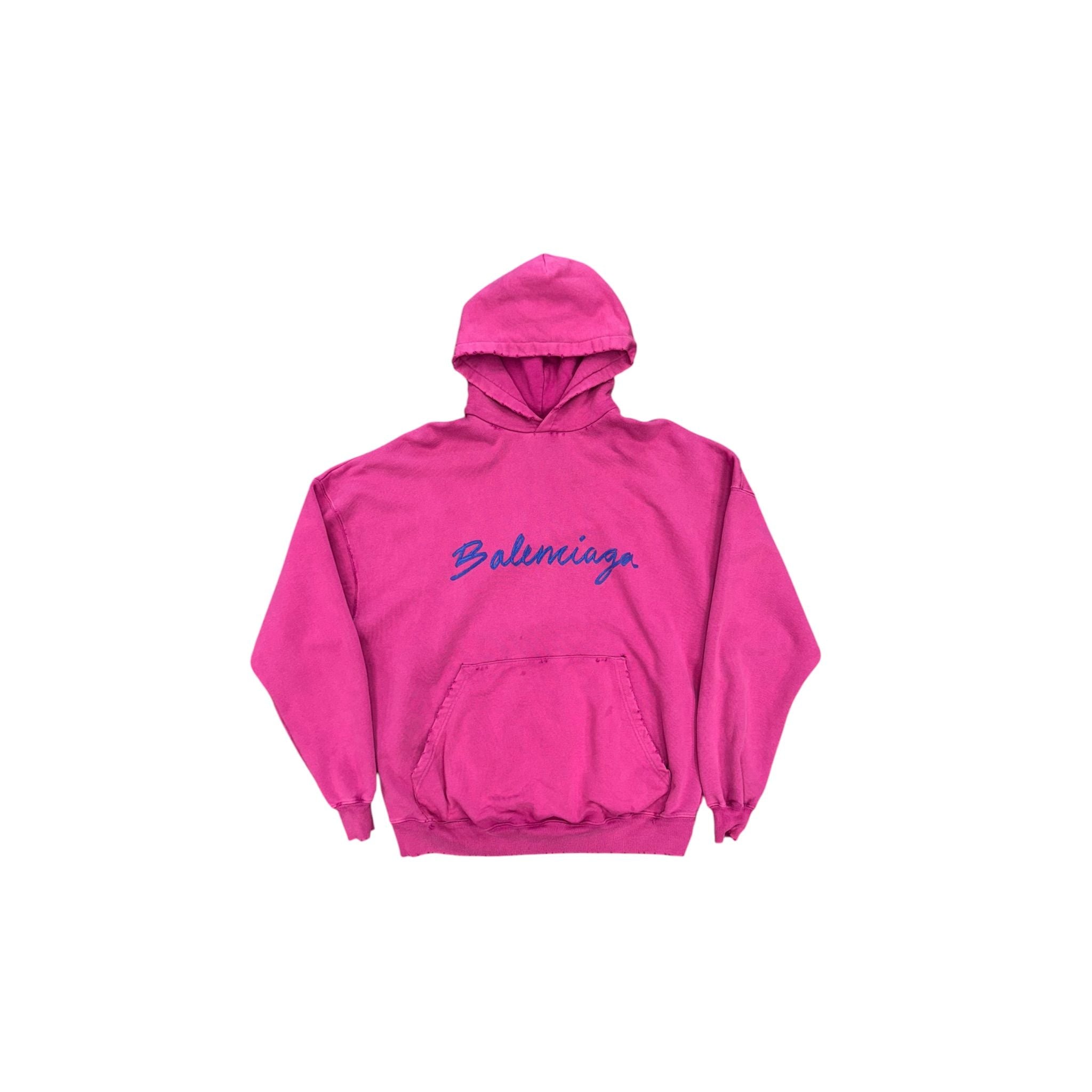 Balenciaga Ivory Script Logo - Preowned