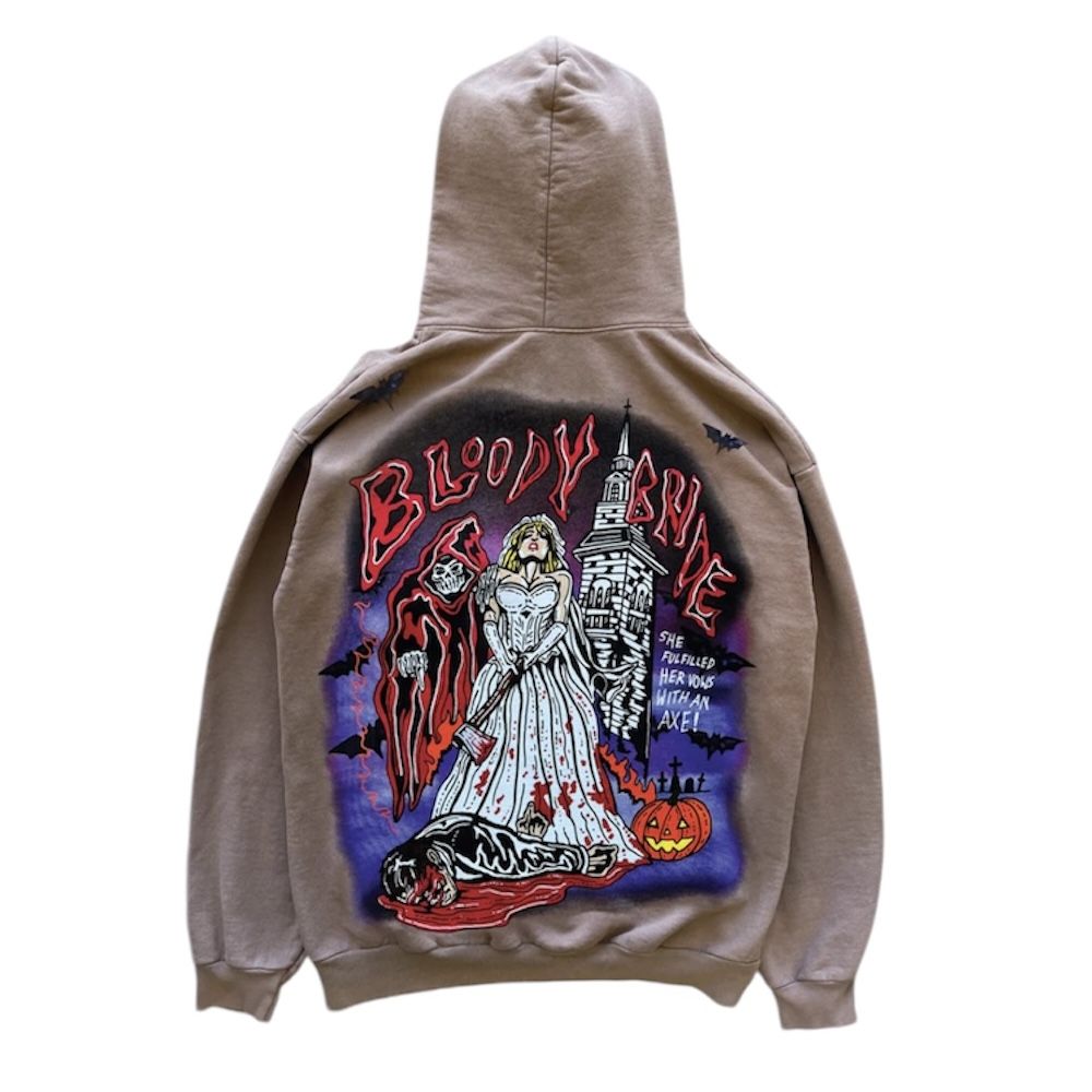 Warren Lotas "Bloody Bride" Hoodie (Brown)