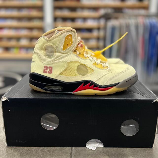 Jordan 5 Retro Off-White Sail - Preowned