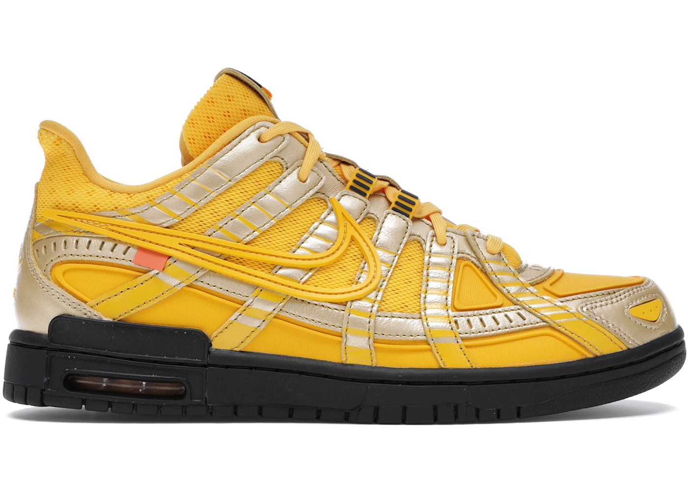 Nike Air Rubber Dunk Off-White University Gold - Preowned