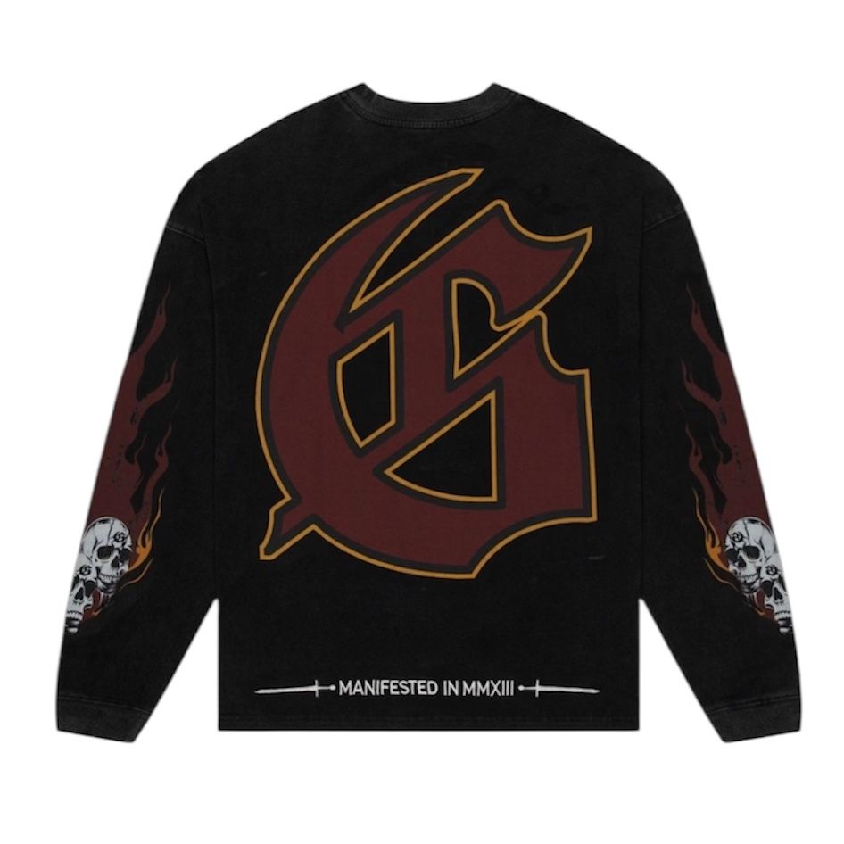 Godspeed Moral L/S Tee (Black Wash)