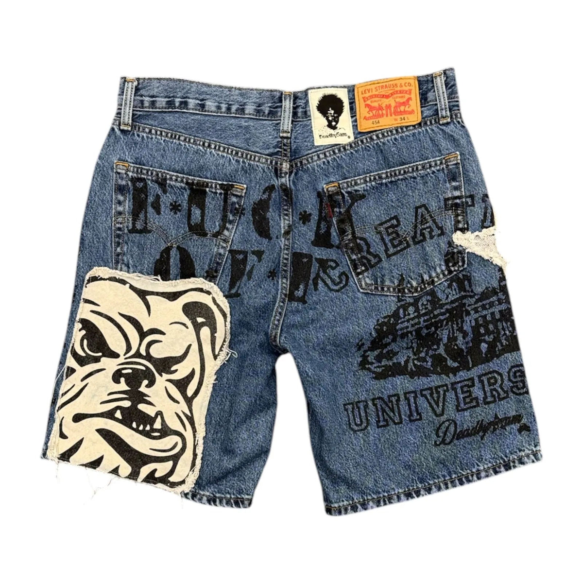 Deadby5am Angel Denim Shorts (Blue) - Preowned