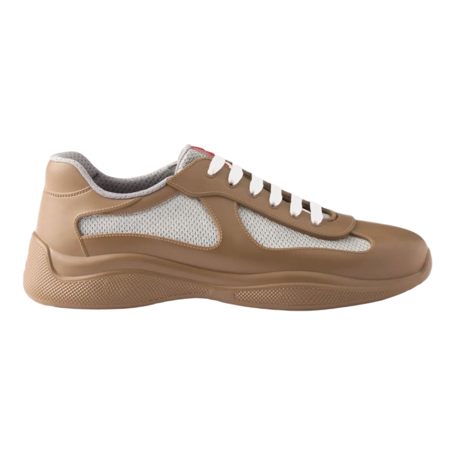 Prada America's Cup Rubber Sneaker Brown