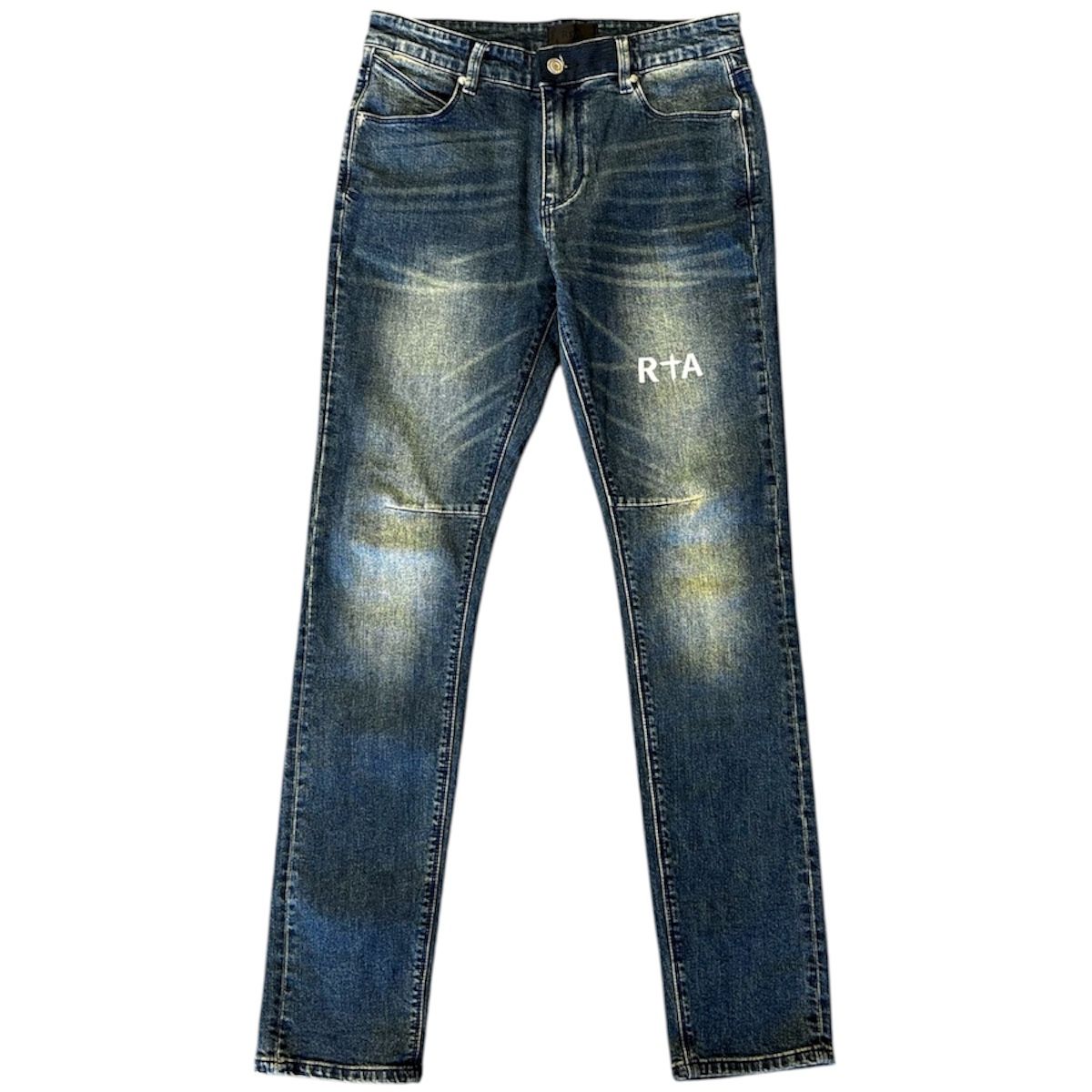 RTA Bryant Skinny Jeans (Mid Indigo) - Preowned
