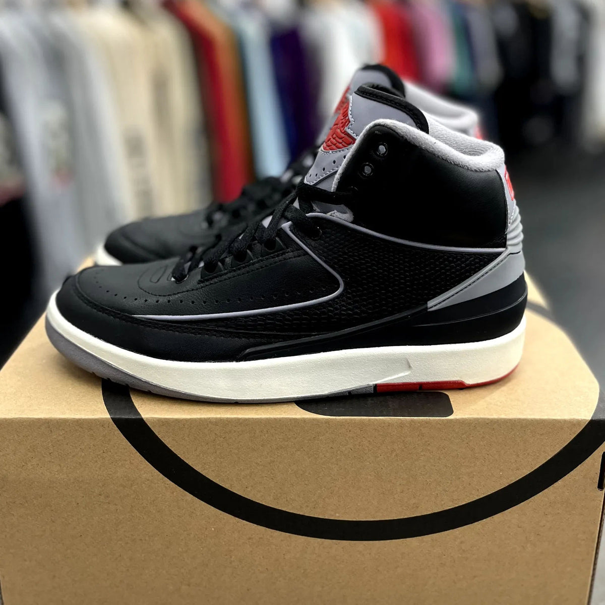 Jordan 2 Retro Black Cement (GS) - Preowned