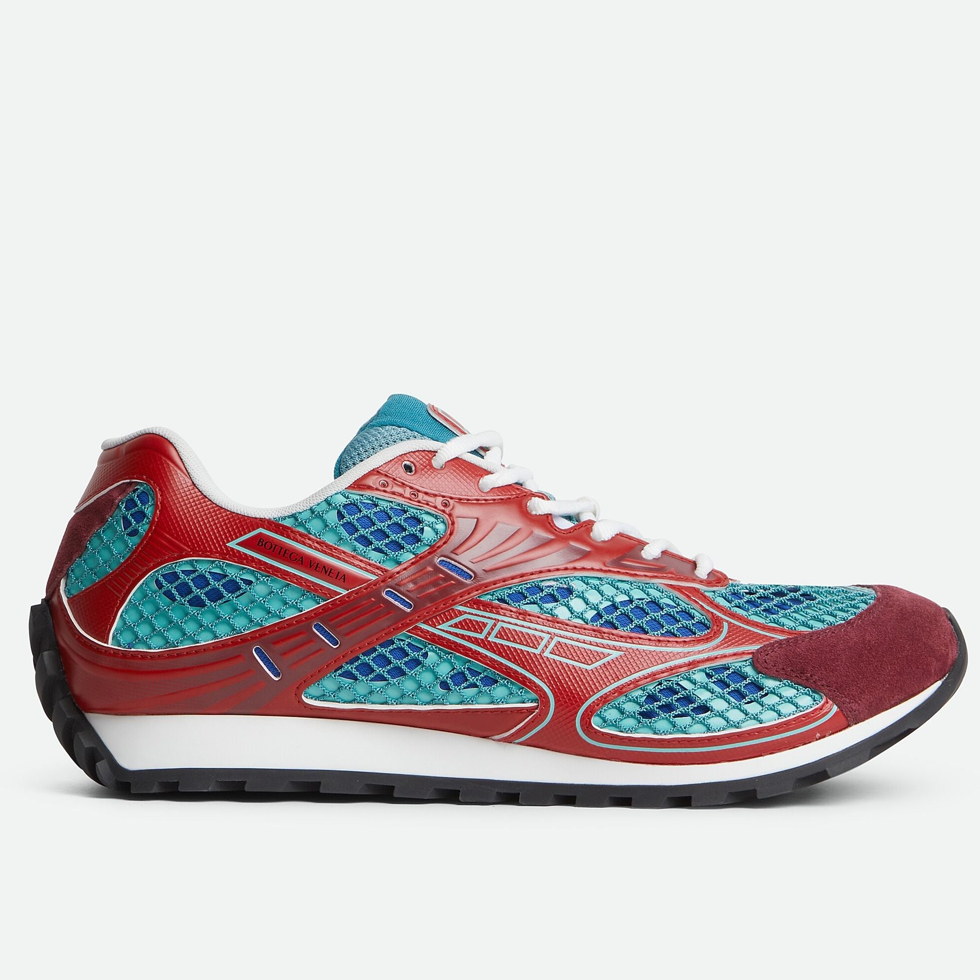 Bottega Veneta Orbit Sneaker Turquoise Cherry