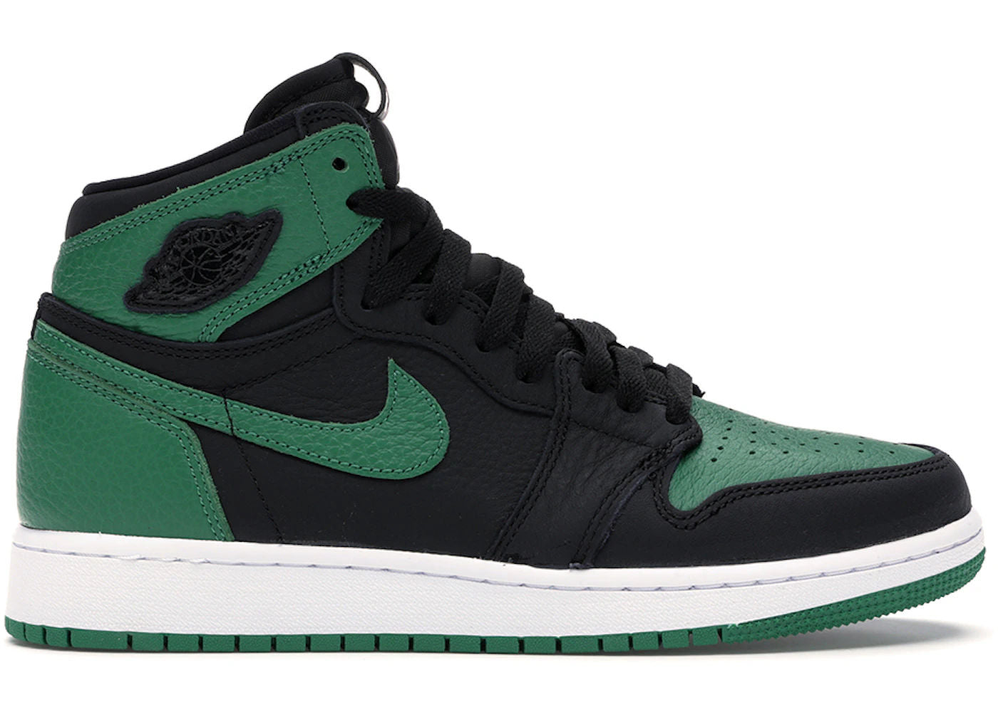 Jordan 1 Retro High Pine Green Black (GS) - Preowned