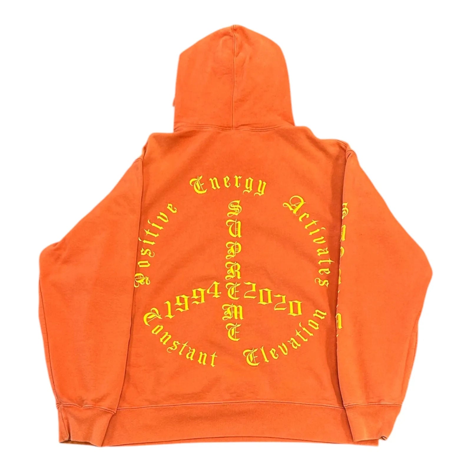 Supreme Peace Hoodie (Burnt Orange) - Preowned