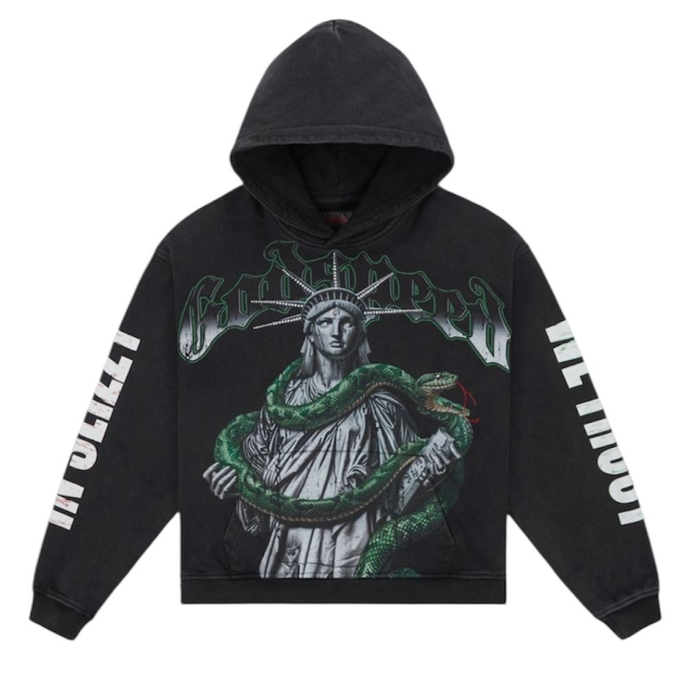 Godspeed Top 5 Slizzy VVS Hoodie (Black Wash)