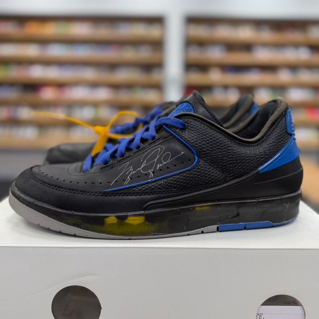 Jordan 2 Retro Low SP Off-White Black Blue - Preowned