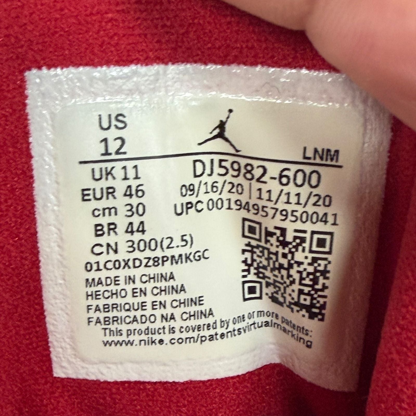 Jordan 13 Retro Gym Red Flint Grey - Preowned