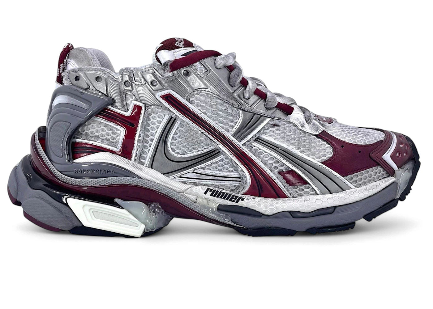 Balenciaga Runner Burgundy Grey - Preowned