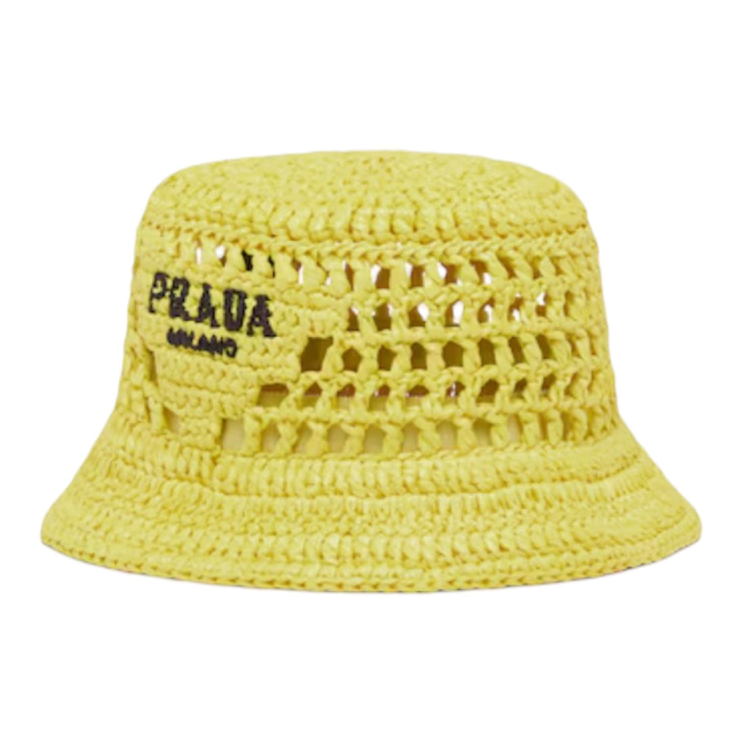 Prada Crochet Bucket Hat (Citon)