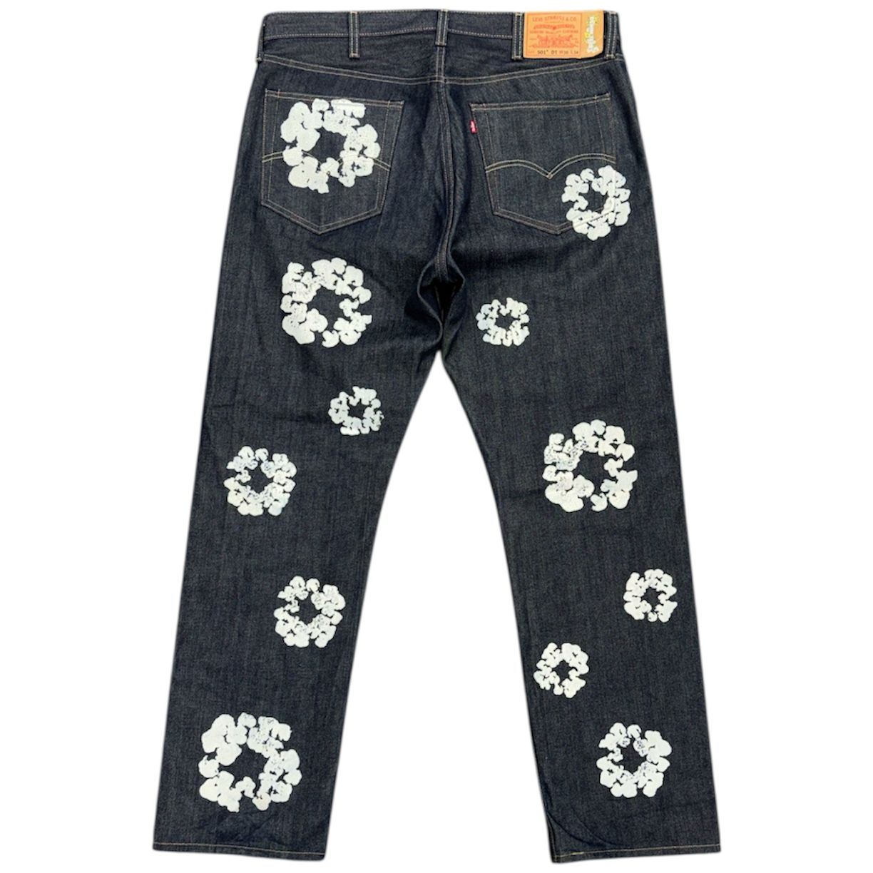 Denim Tears x Levi's Cotton Wreath Jean Indigo - Preowned