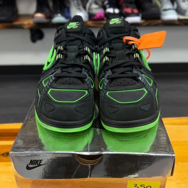 Nike Air Rubber Dunk Off-White Green Strike - Preowned