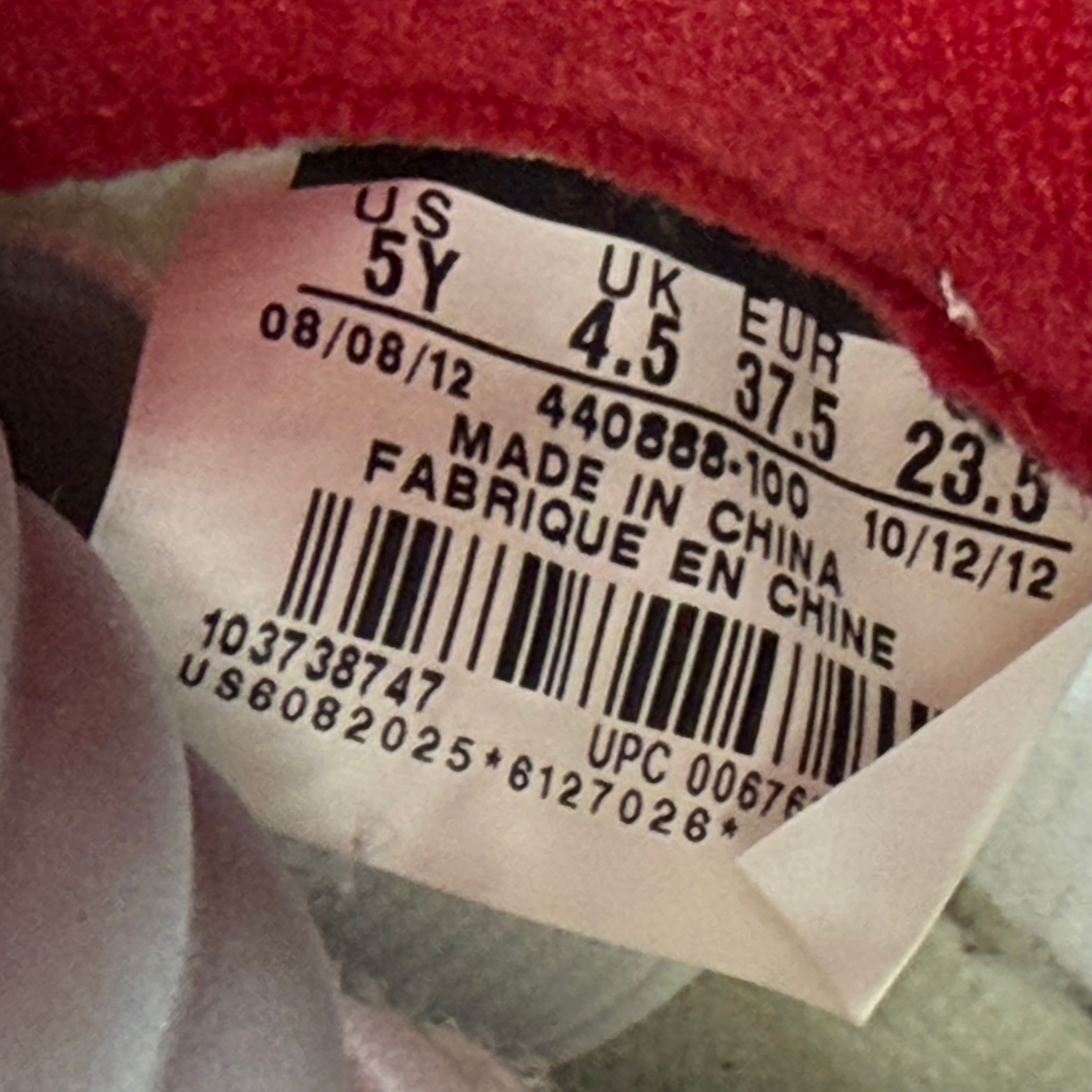 Jordan 5 Retro Fire Red 2013 (GS) - Preowned