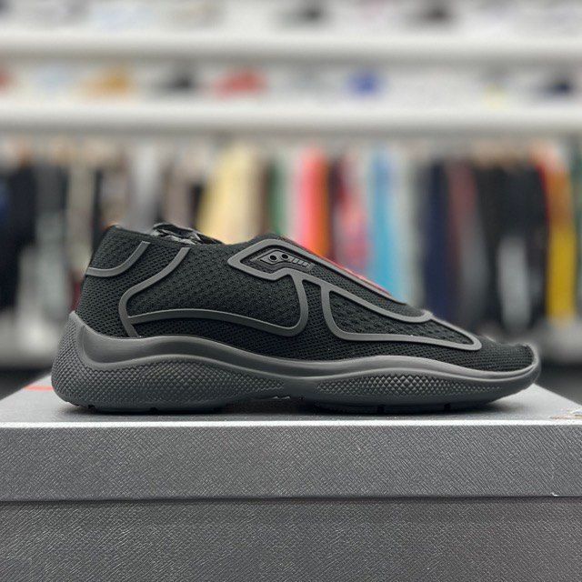 Prada America's Cup Slip-On (Black) - Preowned