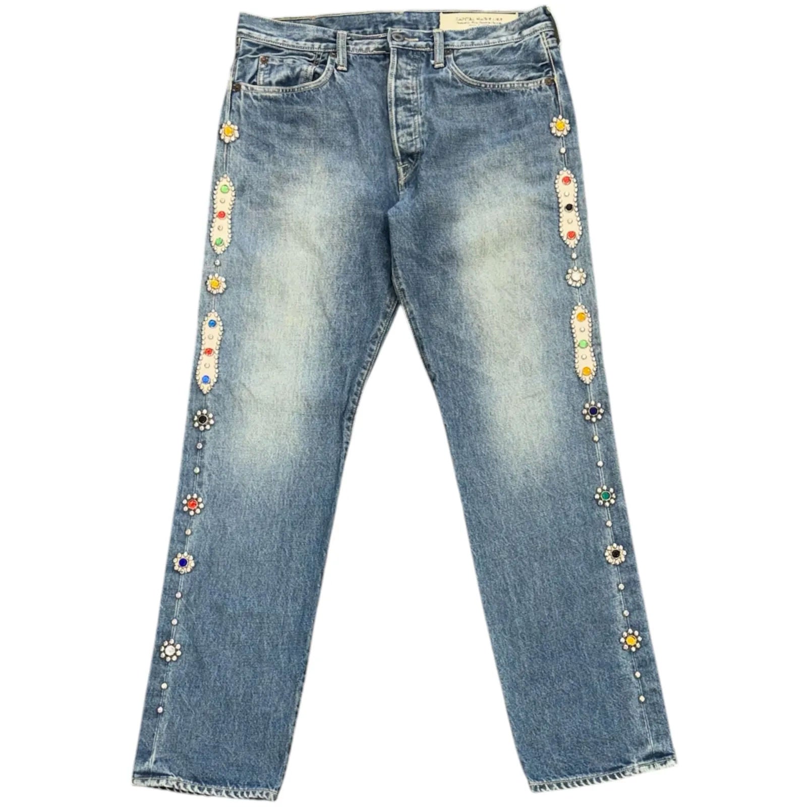 Kapital 14oz Denim 5P Monkey CISCO Jeans (Studs Remake) - Preowned