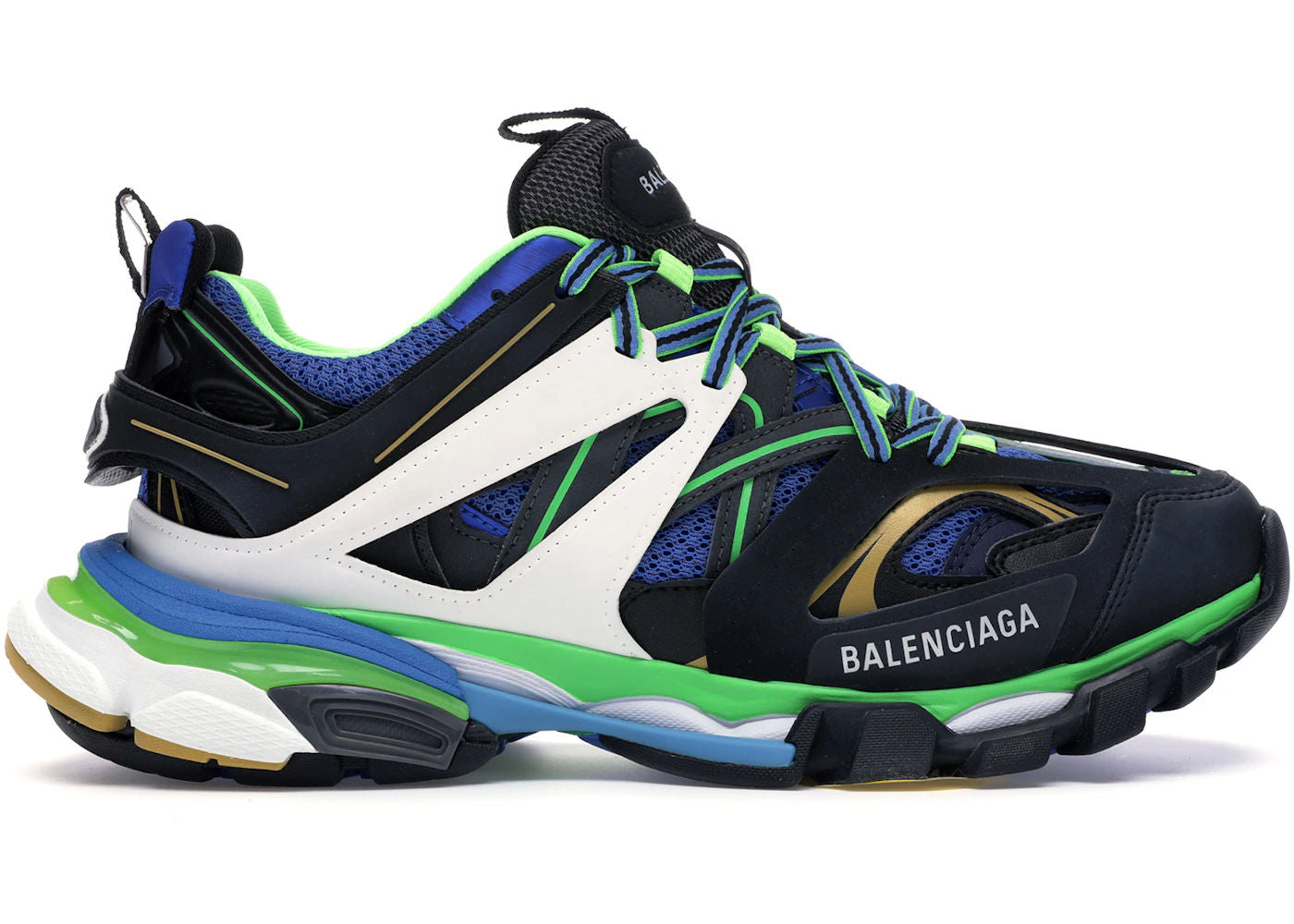 Balenciaga Track Green White Blue