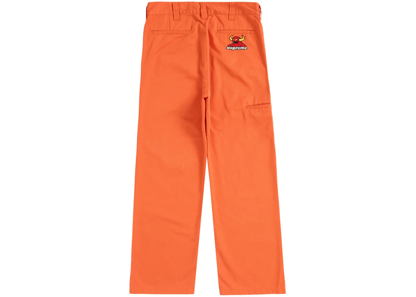 Supreme Toy Machine Work Pant Bright Orange