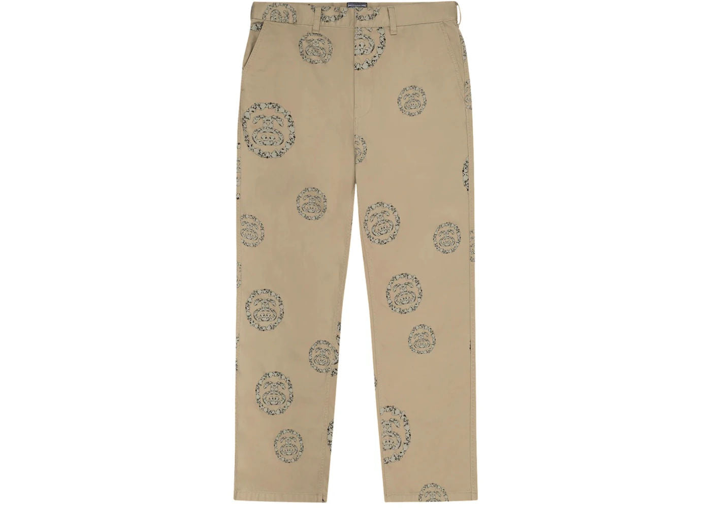 Denim Tears x Stussy Double S Wreath Chino Pant Khaki Brown