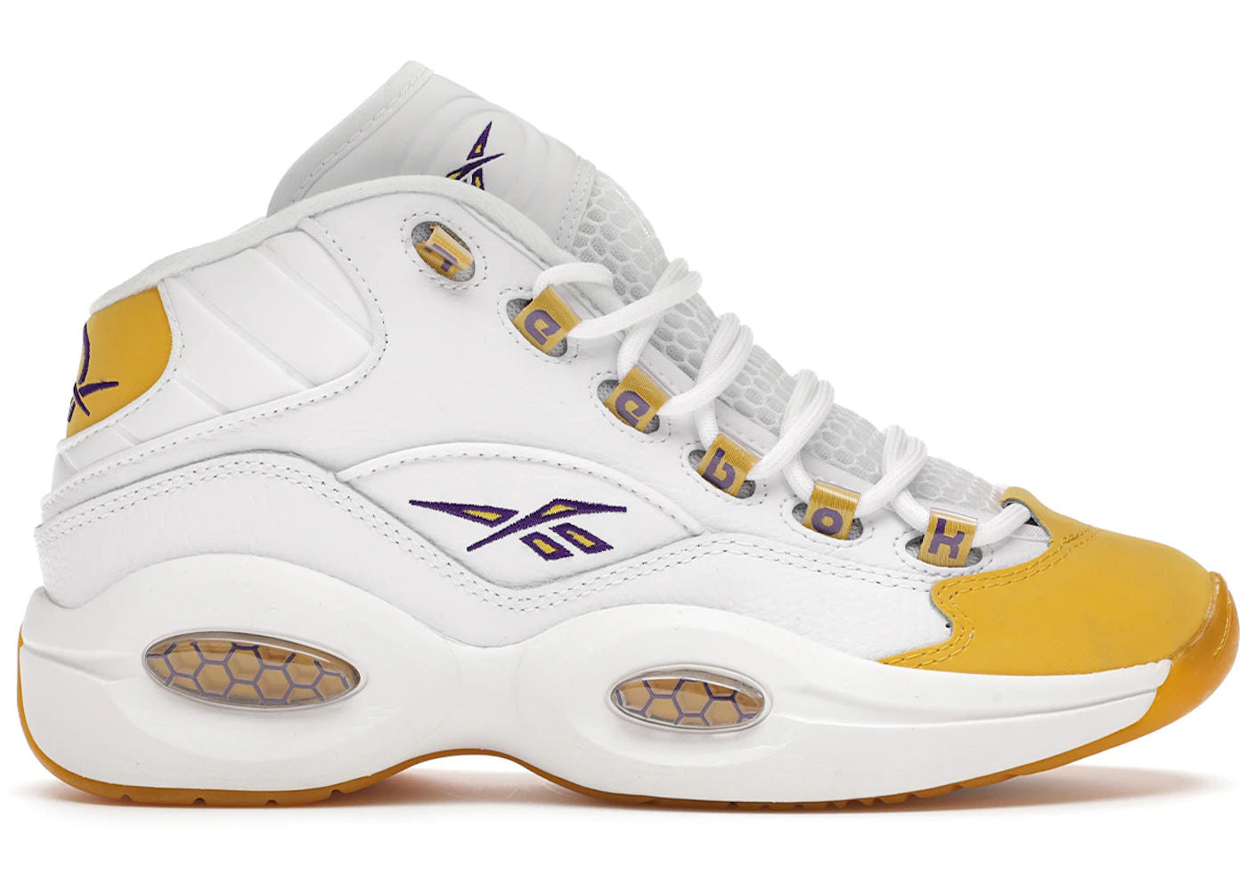 Reebok Question Mid Yellow Toe (GS)