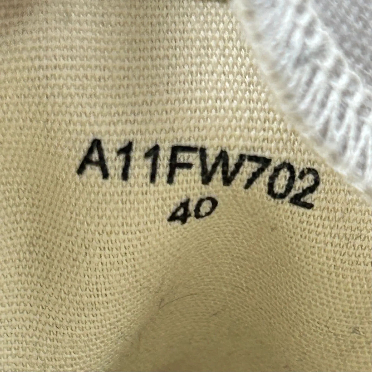 Maison Mihara Yasuhiro Peterson 23 OG Sole Canvas Low Grey - Preowned