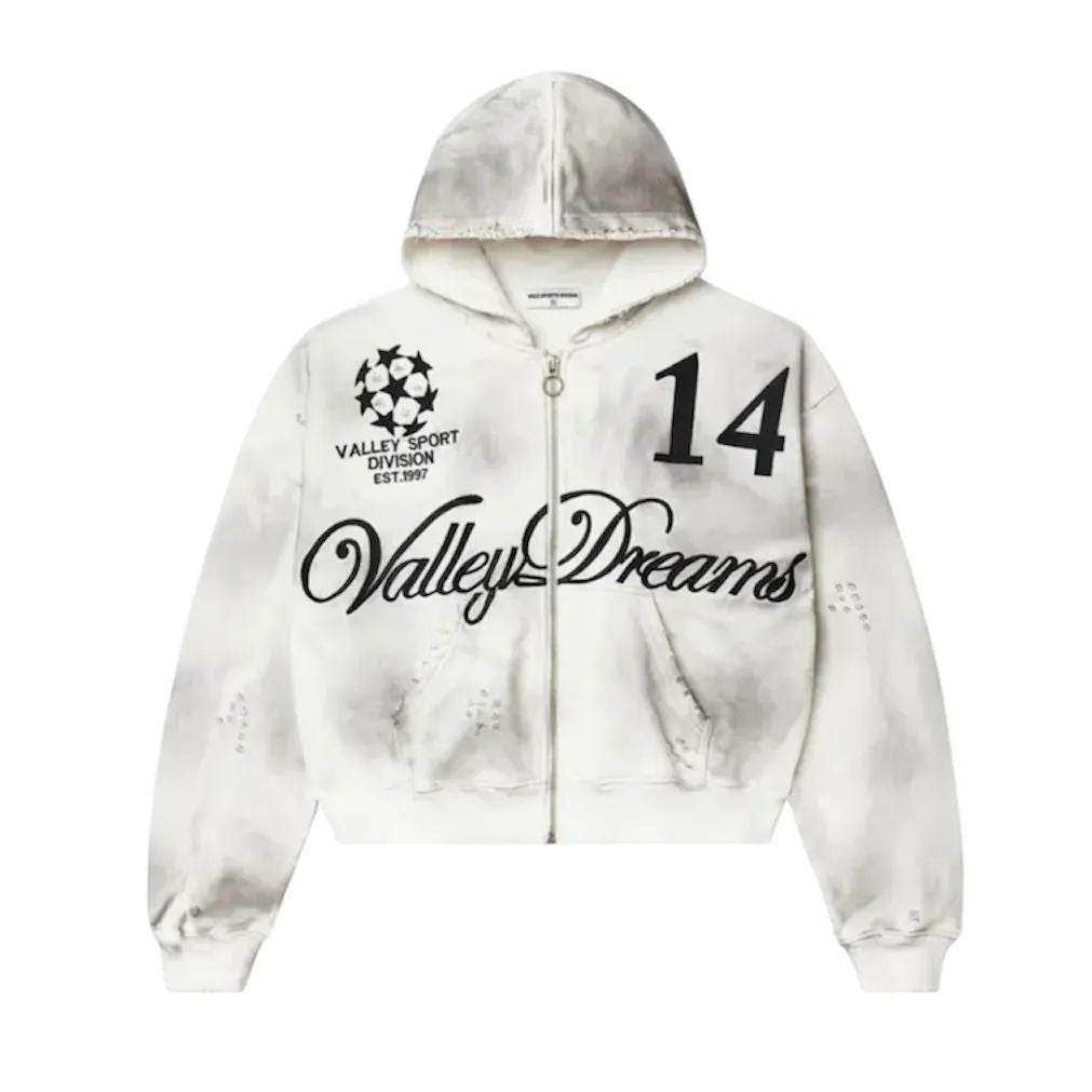 Vale Forever Oreo 14 Zip Up Hoodie (White)