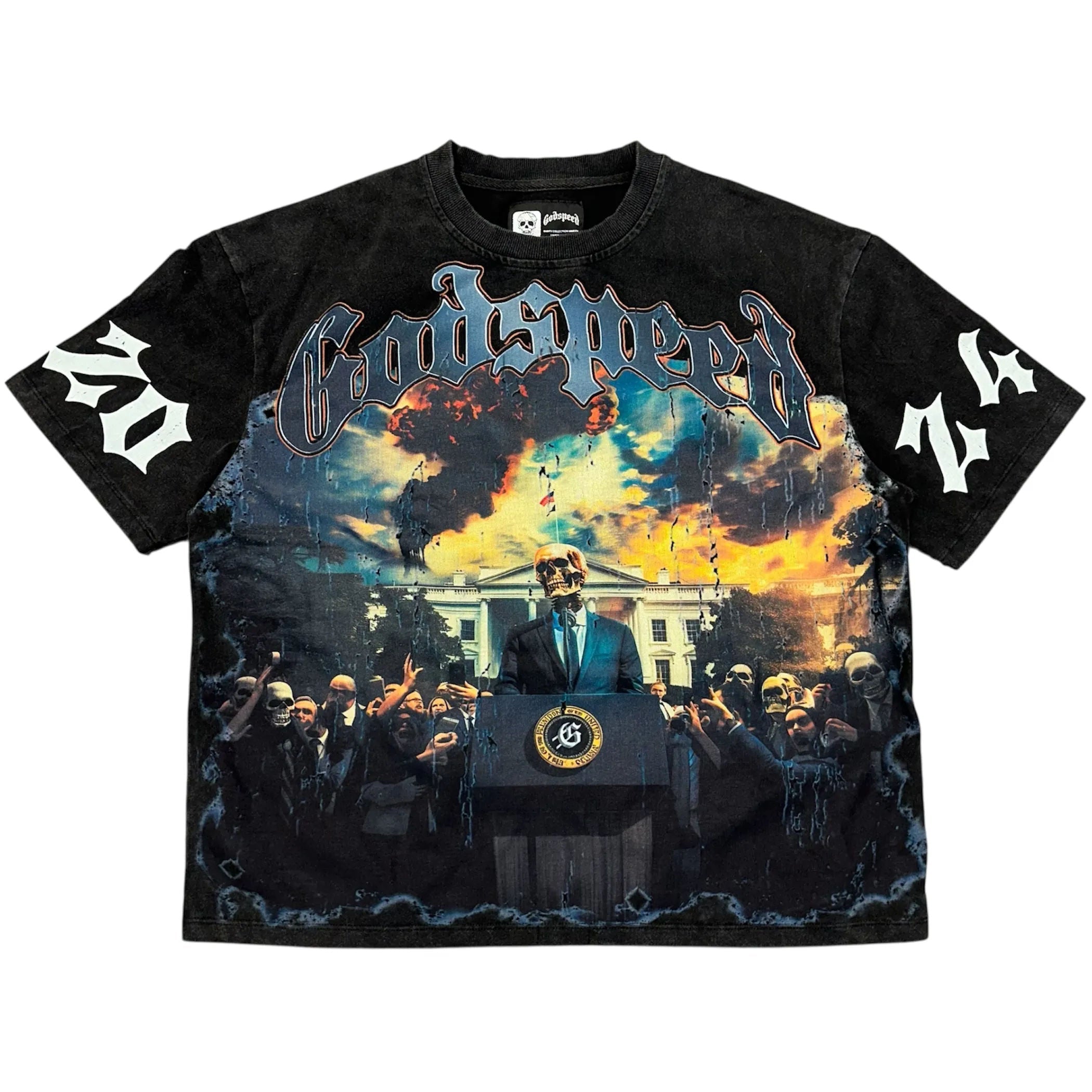 Godspeed V.O.D 2024 Tee (Black Wash) - Preowned