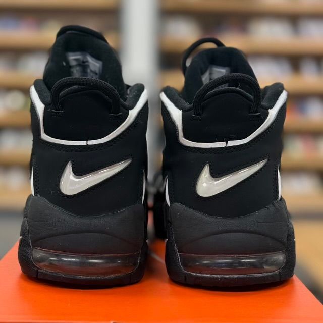 Nike Air More Uptempo Black White (GS) - Preowned