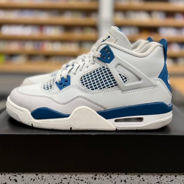 Jordan 4 Retro Military Blue (2024) (GS) - Preowned