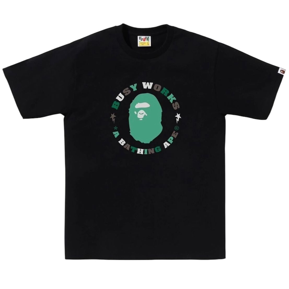 Bape Colors Busy Works Sta Tee (Black)