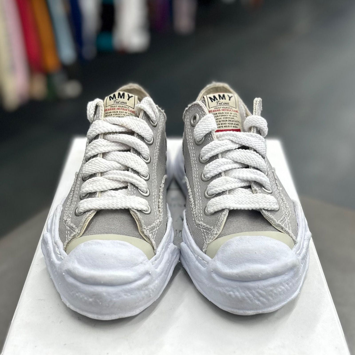 Maison Mihara Yasuhiro Peterson OG Sole Canvas Low Grey - Preowned