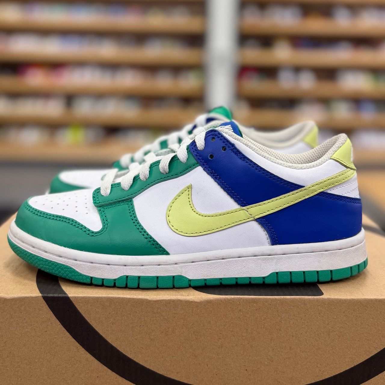 Nike Dunk Low Stadium Green Game Royal (GS) - Preowned