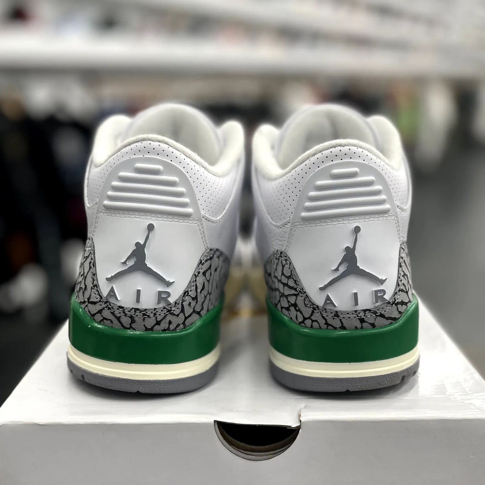 Jordan 3 Retro Lucky Green (Women's) - Preowned
