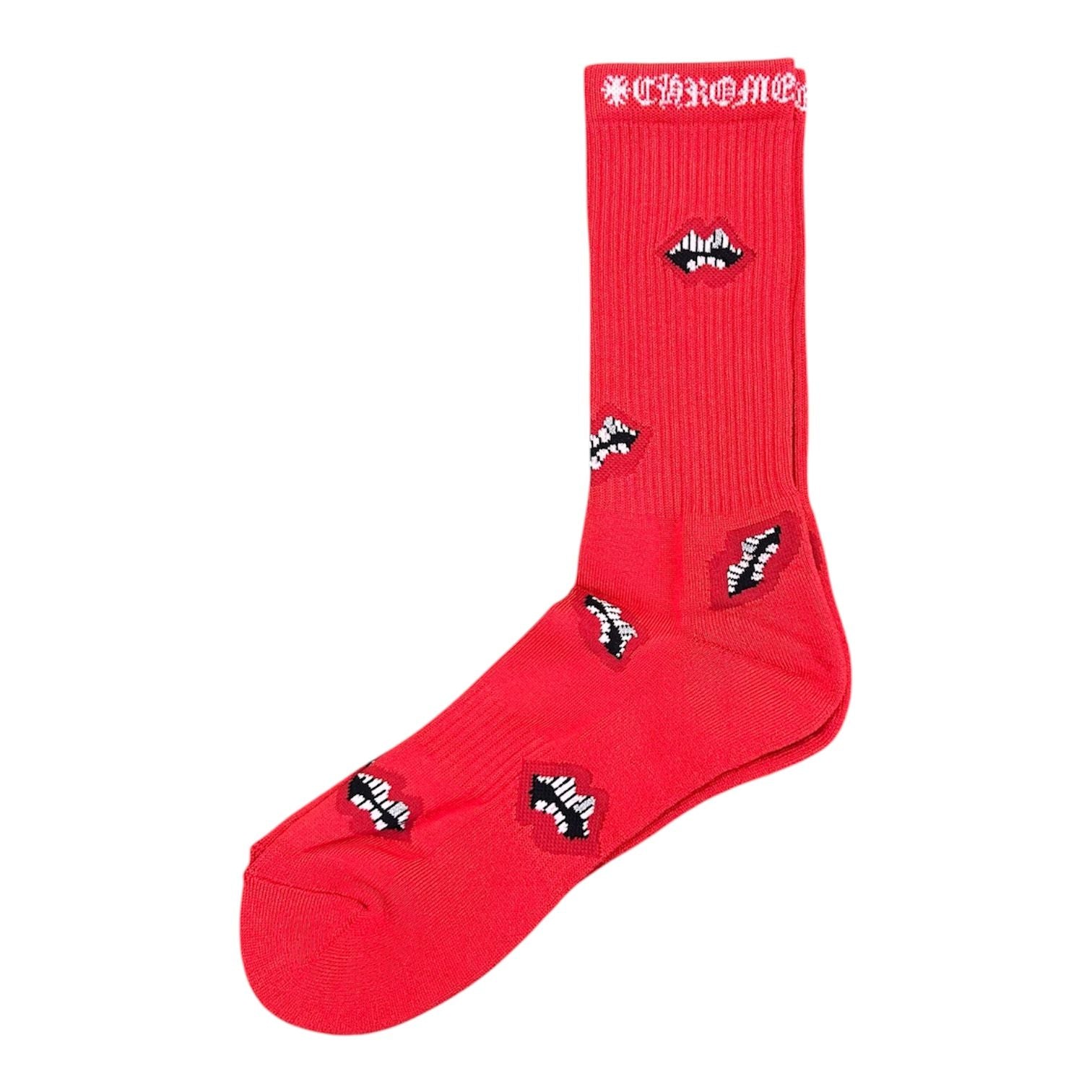 Chrome Hearts Matty Boy Chomper Socks (Red)