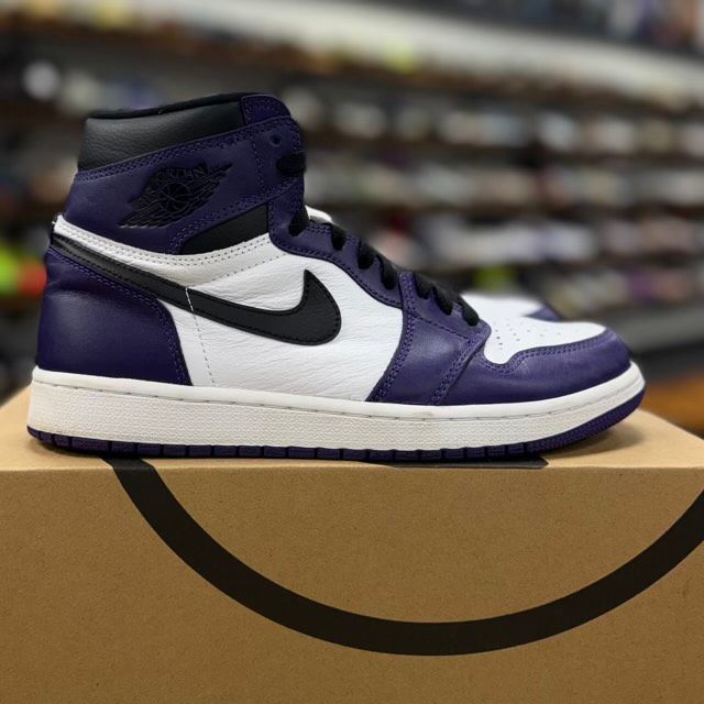Jordan 1 Retro High Court Purple White - Preowned