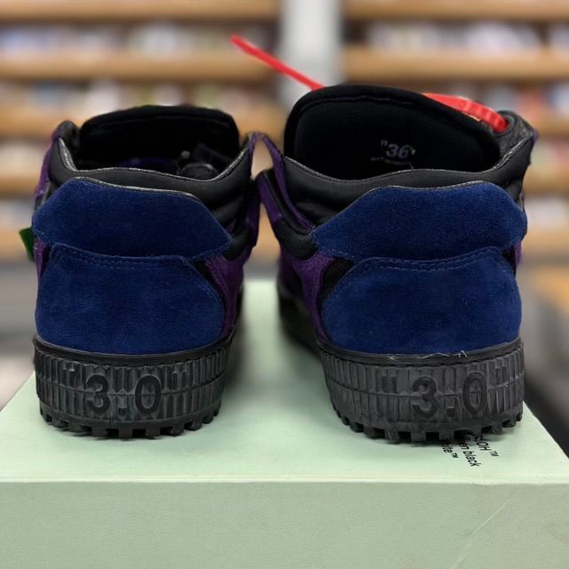 Off-White Off Court Low Top Purple Green - Preowned